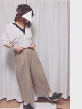 「RIP THE SWELL（リップザスウェル）のアイテム」を使った、はるさん（レディース・153cm）の春コーディネート
