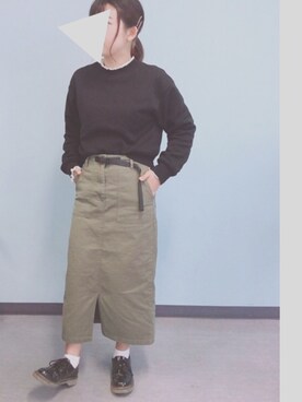 「RIP THE SWELL（リップザスウェル）のアイテム」を使った、はるさん（レディース・153cm）の春コーディネート