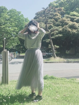 「RIP THE SWELL（リップザスウェル）のアイテム」を使った、はるさん（レディース・153cm）の春コーディネート