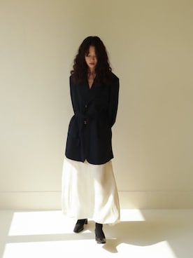 「tibi（ティビ）のアイテム」を使った、许莹さん（レディース・165cm）の秋コーディネート