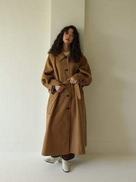 「tibi（ティビ）のアイテム（ジャケット/アウター）」を使った、许莹さん（レディース・165cm）の冬コーディネート