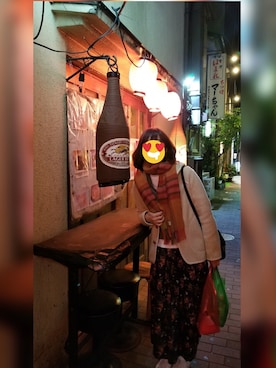 「DANTON（ダントン）のアイテム（ダッフルコート）」を使った、moonmuangさん（レディース・162cm）の夏コーディネート