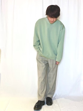 「美シルエットパンツ」｜ヒミケンさん（メンズ・170cm）の冬コーディネート