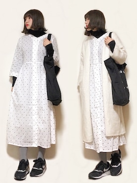 「ZARA（ザラ）のアイテム（その他アウター）」を使った、かほこ。さん（レディース・161cm）の春コーディネート