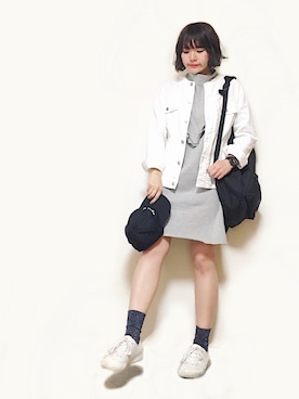「YAKPAK（ヤックパック）のアイテム」を使った、かほこ。さん（レディース・161cm）の春コーディネート