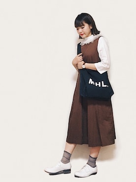 かほこ。さん（レディース・161cm）の秋コーディネート