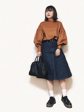 かほこ。さん（レディース・161cm）の秋コーディネート