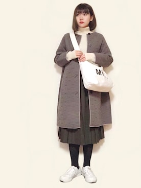 かほこ。さん(レディース・161cm)の冬コーディネート
