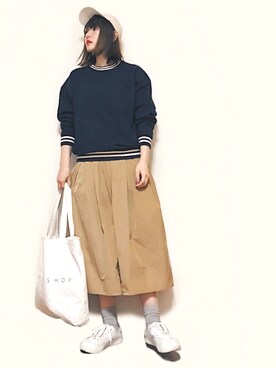 かほこ。さん(レディース・161cm)の春コーディネート