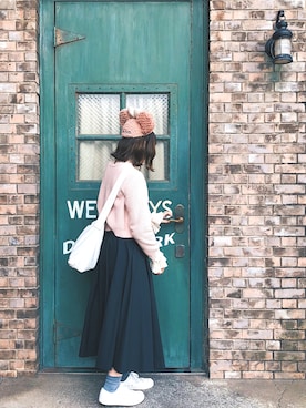 かほこ。さん（レディース・161cm）の春コーディネート