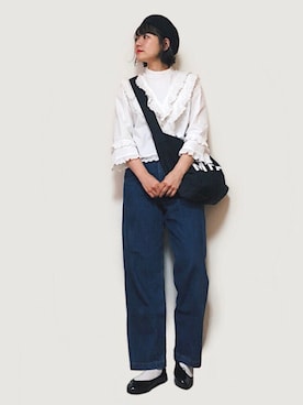 かほこ。さん(レディース・161cm)の春コーディネート