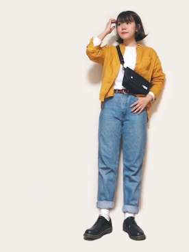 「YAKPAK（ヤックパック）のアイテム」を使った、かほこ。さん（レディース・161cm）の春コーディネート