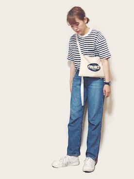 かほこ。さん（レディース・161cm）の春コーディネート