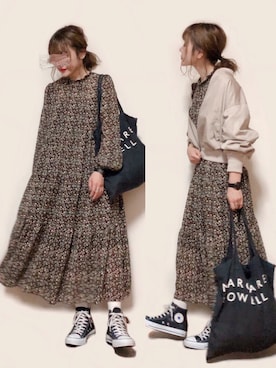 かほこ。さん（レディース・161cm）の秋コーディネート