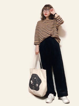 かほこ。さん（レディース・161cm）の秋コーディネート