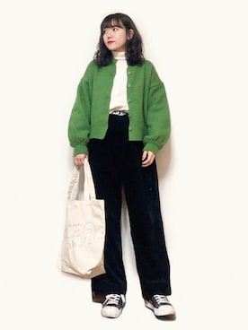 かほこ。さん（レディース・161cm）の冬コーディネート