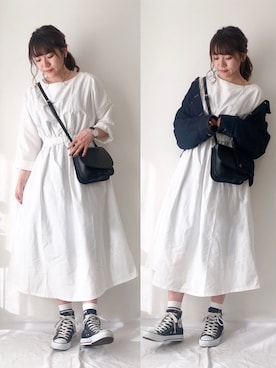 かほこ。さん(レディース・161cm)の春コーディネート