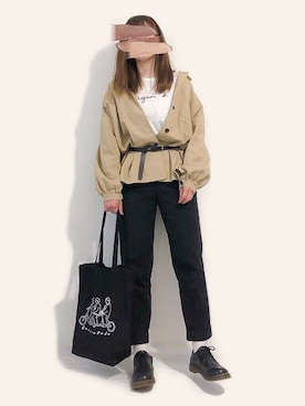 かほこ。さん(レディース・161cm)の春コーディネート