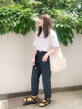 かほこ。さん(レディース・161cm)の春コーディネート