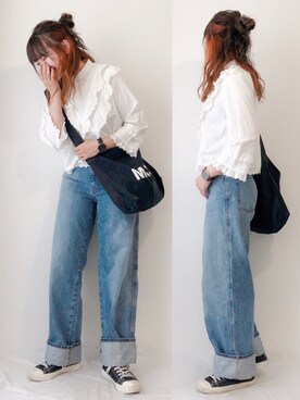 かほこ。さん(レディース・161cm)の夏コーディネート