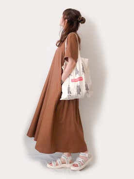 かほこ。さん（レディース・161cm）の夏コーディネート