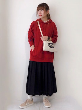 かほこ。さん（レディース・161cm）の秋コーディネート