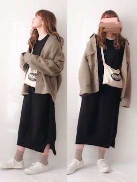 かほこ。さん（レディース・161cm）の秋コーディネート