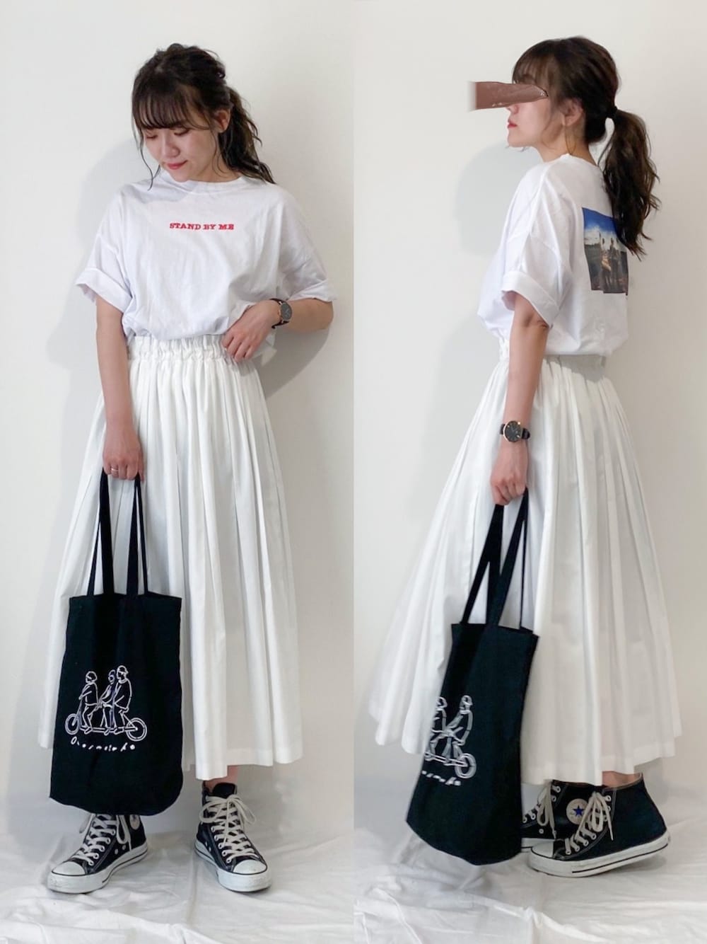 IENA（イエナ）の「ポプリンボリュームプリーツスカート