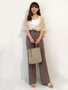 かほこ。さん（レディース・161cm）の夏コーディネート