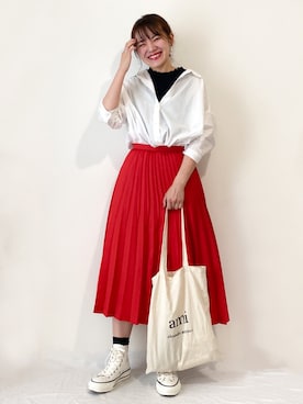 かほこ。さん（レディース・161cm）の夏コーディネート