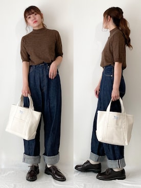 「Another Edition（アナザーエディション）のアイテム」を使った、かほこ。さん（レディース・161cm）の秋コーディネート