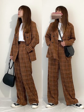 かほこ。さん（レディース・161cm）の秋コーディネート