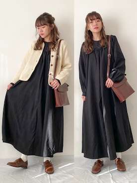 かほこ。さん（レディース・162cm）の秋コーディネート