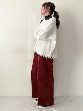 かほこ。さん（レディース・162cm）の冬コーディネート