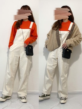 「DHOLIC（ディーホリック）のアイテム（その他アウター）」を使った、かほこ。さん（レディース・162cm）の冬コーディネート