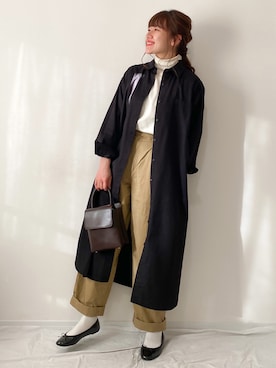 かほこ。さん（レディース・162cm）の冬コーディネート