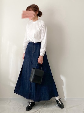 かほこ。さん（レディース・162cm）の春コーディネート