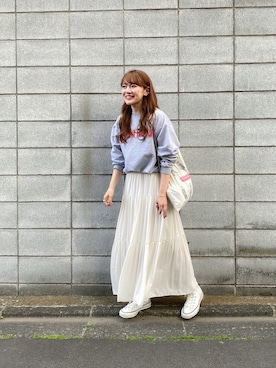 かほこ。さん(レディース・162cm)の春コーディネート