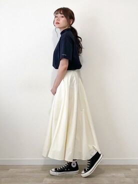 かほこ。さん（レディース・162cm）の春コーディネート