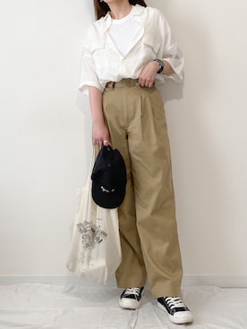 かほこ。さん（レディース・162cm）の夏コーディネート