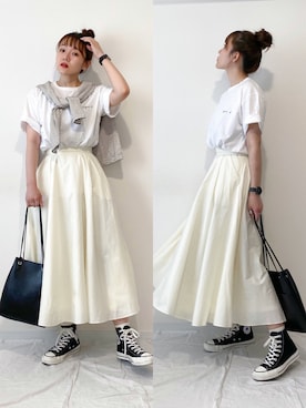 かほこ。さん（レディース・162cm）の夏コーディネート
