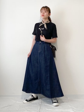 かほこ。さん（レディース・162cm）の夏コーディネート