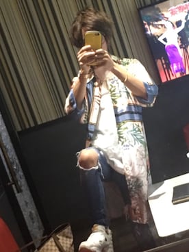 「MARC JACOBS（マークジェイコブス）のアイテム（アナログ腕時計）」を使った、きとぅさん（メンズ・173cm）の夏コーディネート