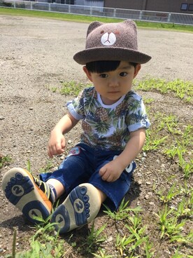 「1歳3ヶ月」｜「アイテム（その他）」を使った、machaさん（キッズ・80cm）の夏コーディネート