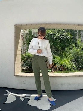 「シップス」｜村上さん（レディース・160cm）の秋コーディネート