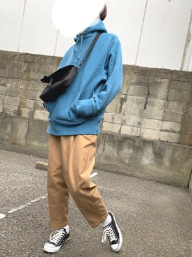 ソックス 靴下を使った ベージュパンツ の人気ファッションコーディネート Wear