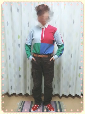 「BIG SMITH（ビッグスミス）のアイテム」を使った、はし🐷さん（レディース・162cm）の春コーディネート