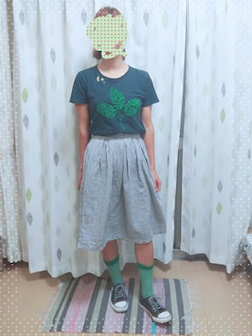 「森」｜はし🐷さん（レディース・162cm）の夏コーディネート