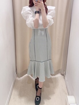 「Crea titty&Co. PETIT（クレアティティーアンドコープチ）のアイテム」を使った、𝒩𝒶𝓃𝒶🐈さん（レディース・158cm）の春コーディネート