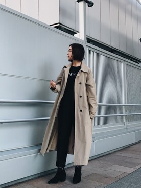 「Rodeo Crowns（ロデオクラウンズ）のアイテム（その他アウター）」を使った、mako_sakihisaさん（レディース・156cm）の秋コーディネート